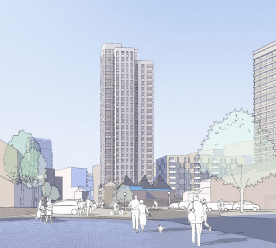 Previously proposed building